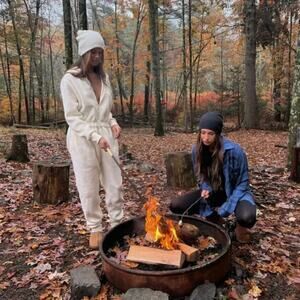 WEWOREWHAT Polar Fleece Leisure Suit Ecru